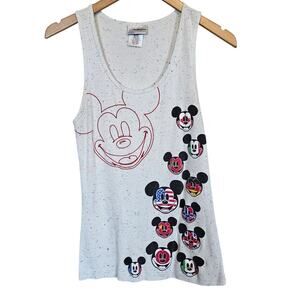 Walt Disney World Epcot Mickey Mouse Scoop Neckline Tank Top Size X-Large Summer